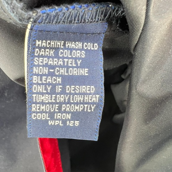 Vintage 90s CHAPS Ralph Lauren Anorak Pullover Jacket Men XL Long Sleeve Blue - Picture 13 of 15